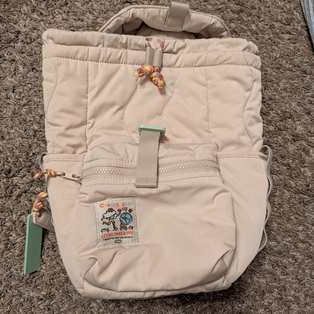 Rare Cream Coachtopia Mini Backpack
